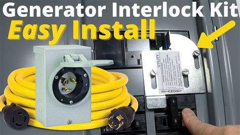 electric transfer lock out box|Generator Interlock.